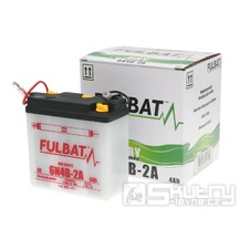 Baterie Fulbat 6V 6N4B-2A olověná vč. kyselinového balení