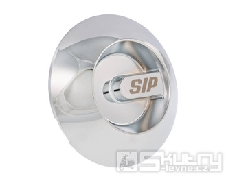 Kryt víka variátoru SIP Series Pordoi chromovaný pro Vespa ET4, LX, LXV, S, GTS 125–300ccm