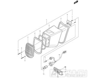 26 Zadní světlo - Hyosung GV 250i