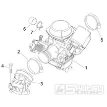 1.39 Karburátor - Gilera Runner 200 VXR Race 2006 UK (ZAPM46300)