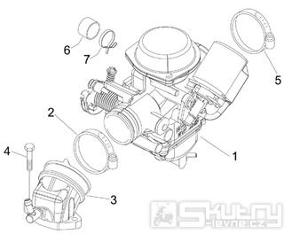 1.39 Karburátor - Gilera Runner 200 VXR Race 2006 UK (ZAPM46300)