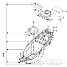 2.34 Podsedlový prostor pro přilbu - Gilera Runner 125 VX 4T 2007 (ZAPM46300)