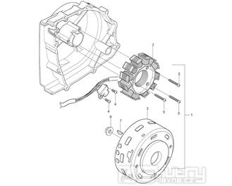 FIG18 Magneto dobíjení - Hyosung GT 125 NE