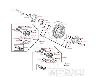 F07 Přední kolo s brzdou - Kymco Xciting 500i EVO SBA0BB