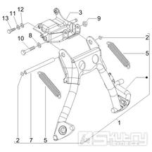 2.25 Hlavní stojan - Gilera Runner 50 SP 2007 (ZAPC461000)