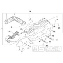 1.45 Vzduchový filtr - Gilera Runner 200 VXR 4T LC 2005-2006 (ZAPM46200)