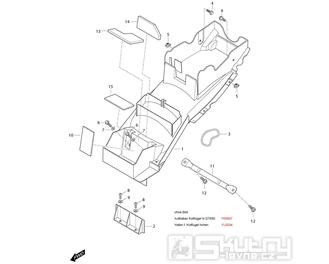 FIG32 Zadní blatník - Hyosung GT 250i NE (Naked)