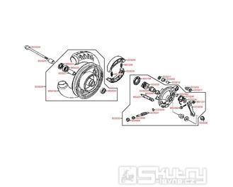 F07 Přední kolo s brzdou - Kymco DJ 50 SA10AA