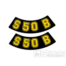 Samolepka S50 B černo žlutá pro Simson S50