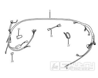 6.08 Elektroinstalace - Gilera RCR 50 od roku 2006, D50B0 (ZAPG11D1)