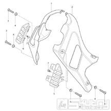 FIG48 Přední plasty - Hyosung GV 125M C Aquila