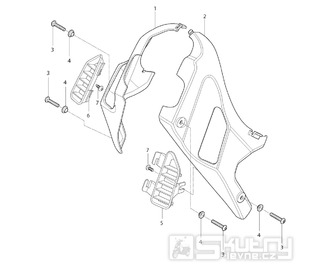 FIG48 Přední plasty - Hyosung GV 125M C Aquila