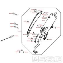 F14 Výfuk - Kymco Movie S 125i SR25BA