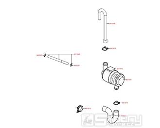 F25 Sekundární vzduchový systém - Kymco Maxxer 300