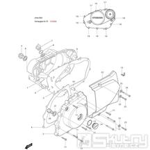 05 Kryt motoru - Hyosung GT 250i R