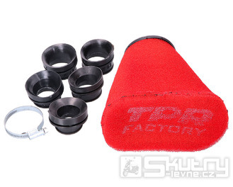 Vzduchový filtr Top Performances TPR Factory červený 28–43mm
