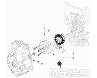 1.21 Magneto dobíjení - Gilera Runner 200 VXR Race 2006 UK (ZAPM46300)