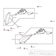 F01 Přední světlomety - Kymco MXU 50