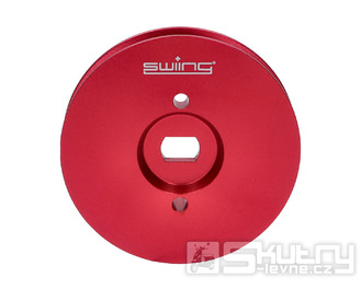 Řemenice Swiing Pully CNC 80 mm Mono pro Piaggio, Vespa Boss, Bravo, Ciao, Grillo, SI