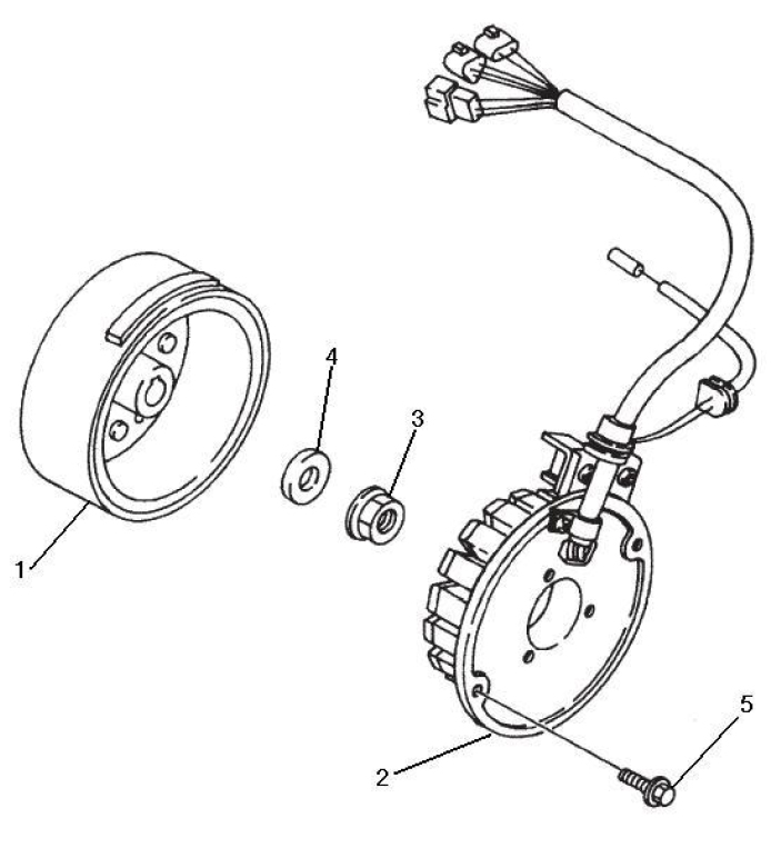 1.21 Magneto dobíjení - Gilera SC 125 2006 (6H332629, VTHGS1A1A, VTHGS1A1B)