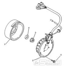 1.21 Magneto dobíjení - Gilera SC 125 2006 (6H332629, VTHGS1A1A, VTHGS1A1B)