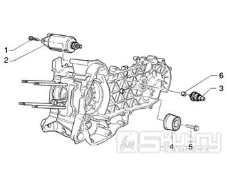 T14 Elektrický startér - Gilera Runner VXR 200 4T (ZAPM24300...)