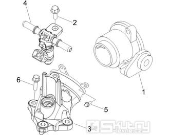 1.36 Škrtící klapka, vstřikovač - Gilera Nexus 250 SP 4T LC 2006-2007 UK (ZAPM35300)