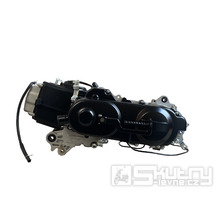 Motor 10 palců, dlouhá hřídel, 50 ccm, Euro4 4T AC, 139QMB 50 ccm se zadní bubnovou brzdou