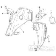 2.30 Předkolenní plast - Gilera Nexus 250 4T LC 2006 UK (ZAPM35300)