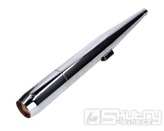 Výfuk 28 mm 6,3 bez svarů pro mopedy Kreidler Florett, RMC, RS