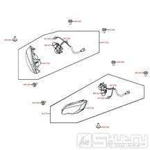 F01 Přední světla - Kymco Maxxer 400