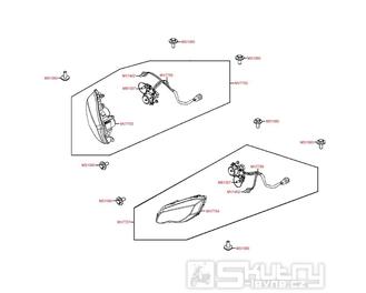 F01 Přední světla - Kymco Maxxer 400