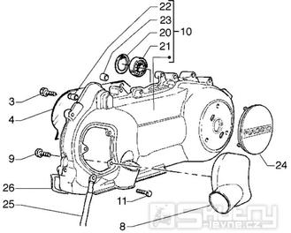 T15 Odvětrávání klikové skříně - Gilera Runner 125 VX 4T LC (ZAPM24200)