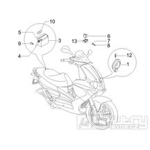 6.05 Baterie, houkačka, relé - Gilera Runner 50 PureJet SC 2006 (ZAPC46200)