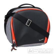 Taška s popruhem Vespa do zadního kufru - černo-oranžová reflexní