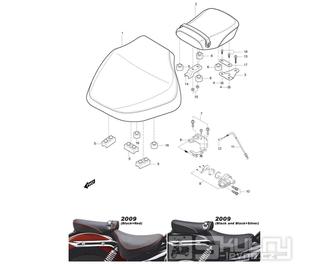 FIG32 Sedačka - Hyosung GV 125M C Aquila