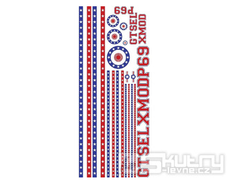 Sada nálepek SIP "Stars & Stripes"