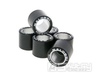 Válečky variátoru Malossi HT o rozměru 19x17mm a váze 6,1g