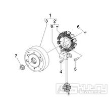 1.21 Magneto dobíjení - Gilera Runner 50 PureJet 2005-2006 UK (ZAPC46200)