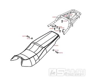 F11 Sedačka / Nosič - Kymco PULSAR 125 M