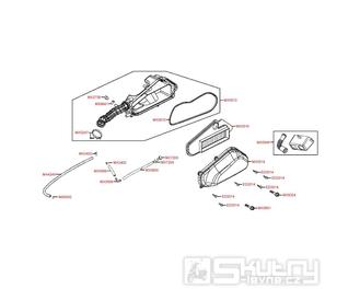 F13 Vzduchový filtr / Airbox - Kymco Vitality 50 4T