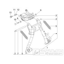 2.25 Hlavní stojan - Gilera Stalker 50 2T 2007-2008 (ZAPC40100)