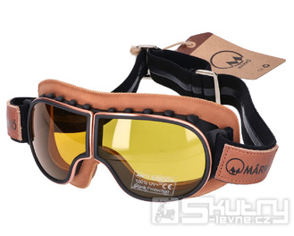 Brýle MARKO B3 Goggle Replica hnědé
