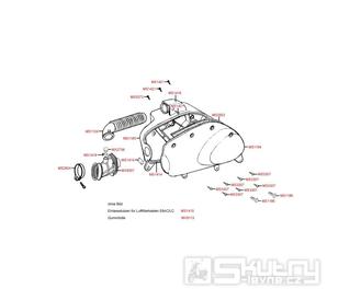 F15 Vzduchový filtr - Kymco YUP 50