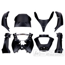 Sada 8 kusů kapotáže v černé barvě pro Piaggio MP3 125-500 2008-2012