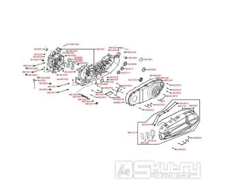 Kliková skříň - Kymco Downtown 300i ABS SK60AB