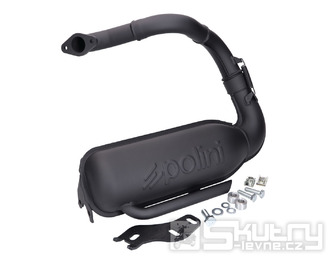 Výfuk Polini Racing (levý) pro Vespa 50, PK, Special, N, L, R, S, Elestart, Lusso Smallframe