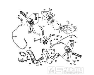 F03 Řídítka - Kymco Grand Dink 250