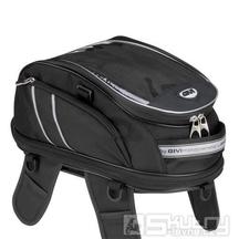 SV 203 (T 470) tankruksak GIVI magnetický, černý, rozšiřitelný, objem 13-21 l., (řada SILVER)