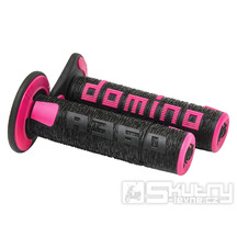 Gripy Domino Off-Road A360 černá / růžová